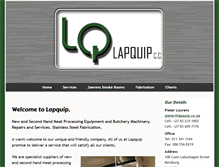 Tablet Screenshot of lapquip.co.za
